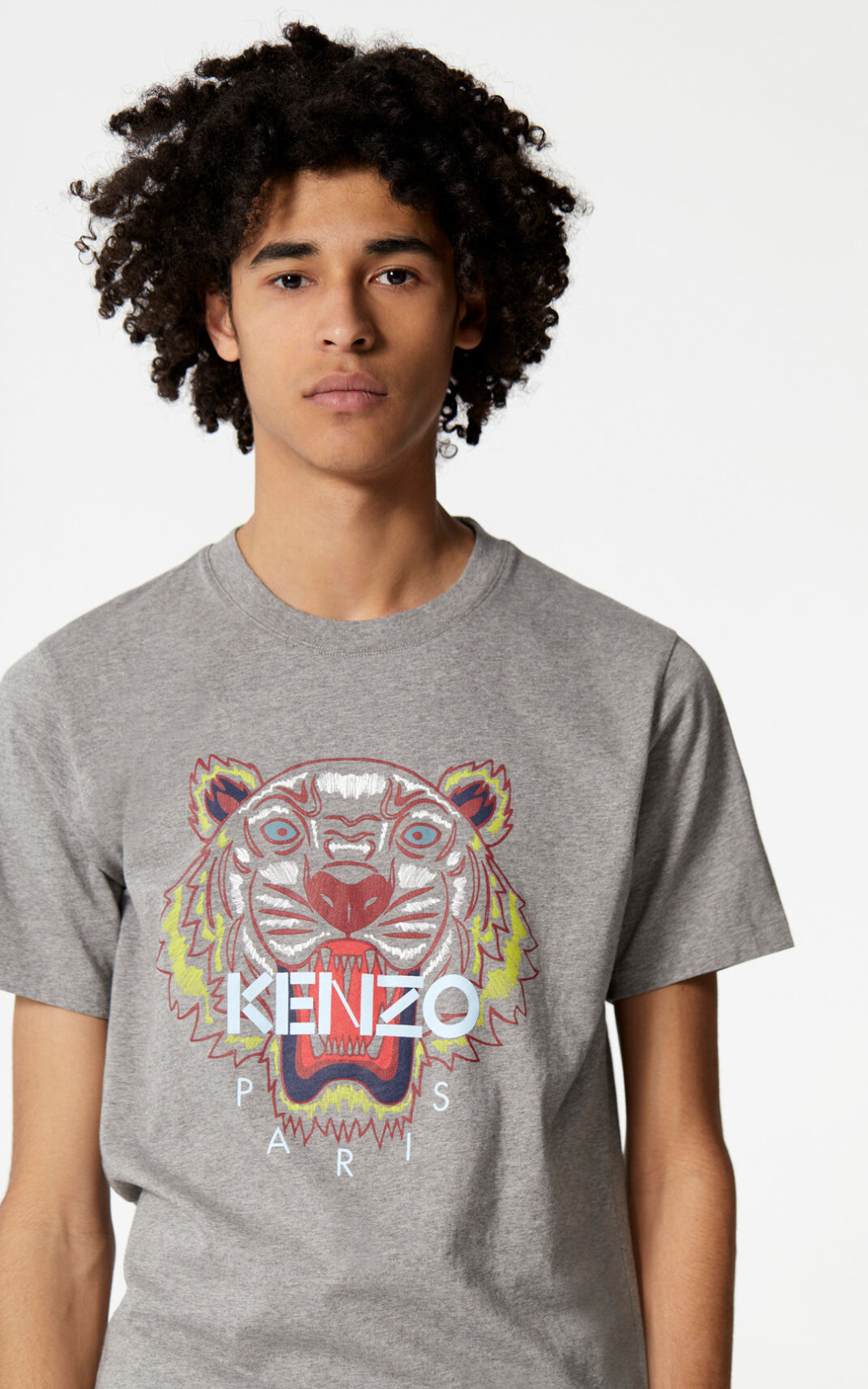 Kenzo Tiger T-shirts Herre - Grå DK-406558